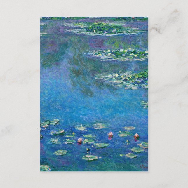 Carte D'accompagnement Claude Monet (Devant)