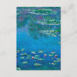 Carte D'accompagnement Claude Monet - Lilies d'eau 1906<br><div class="desc">Claude Monet - Water Lilies 1906. La célèbre peinture artistique.</div>