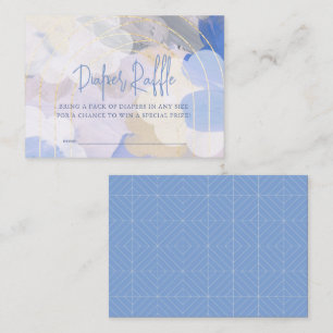 Carte D'accompagnement Cloud 9 Gouache Baby shower Déchets Raffle