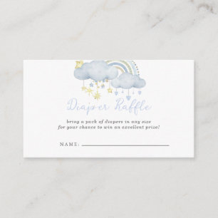 Carte D'accompagnement Cloud Neuf Baby shower de plongeur Raffle