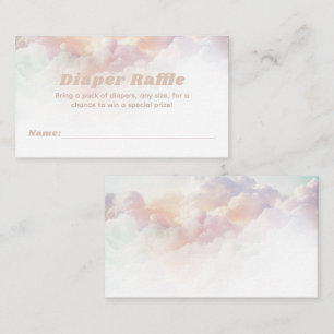 Carte D'accompagnement Cloud Neuf Baby showers Rainbow Cloud