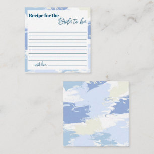Carte D'accompagnement Cloud neuf recette de douche nuptiale pour la mari