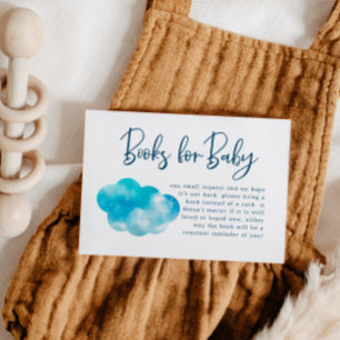 Carte D'accompagnement Cloud Nine Boy Baby shower Demande de réservation