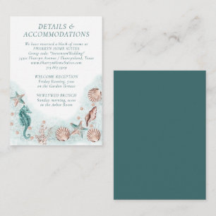 Carte D'accompagnement Coastal Chic   Hébergements Turquoises et Coral Re