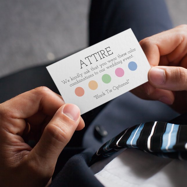 Carte D'accompagnement Code de la robe (Créateur téléchargé)