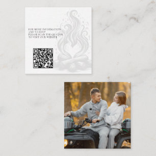 Carte D'accompagnement Code QR Campfire Love