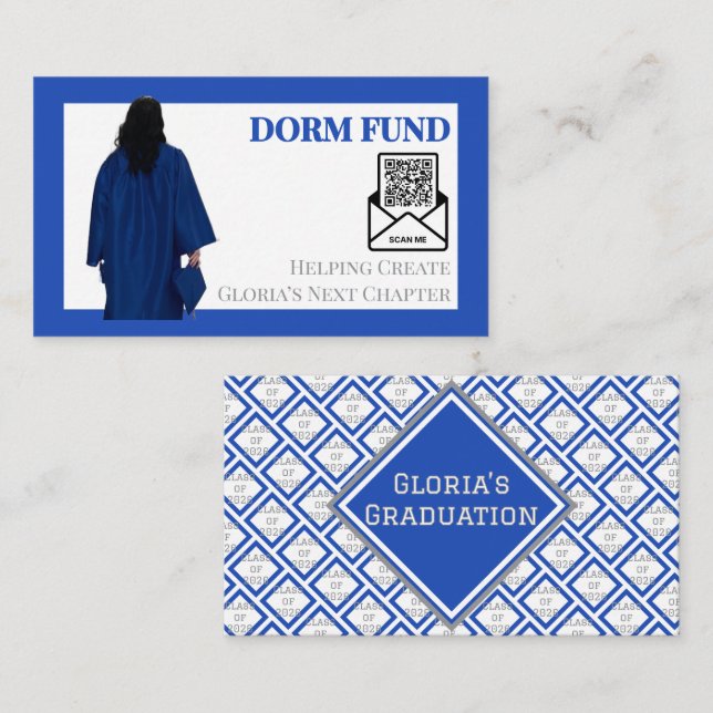 Carte D'accompagnement Code QR d'insertion pour le Fonds de Dortoir de Re (Devant / Derrière)