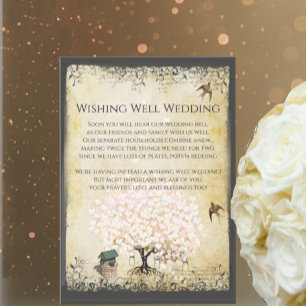 Carte D'accompagnement Cœur Feuille Rose Arbre Antique Souhaitant Mariage