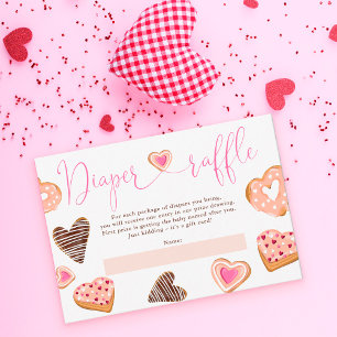 Carte D'accompagnement Coeurs saint-valentin beignes baby shower de tombo