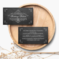 Collection de Mariages Ornate Chalkboard
