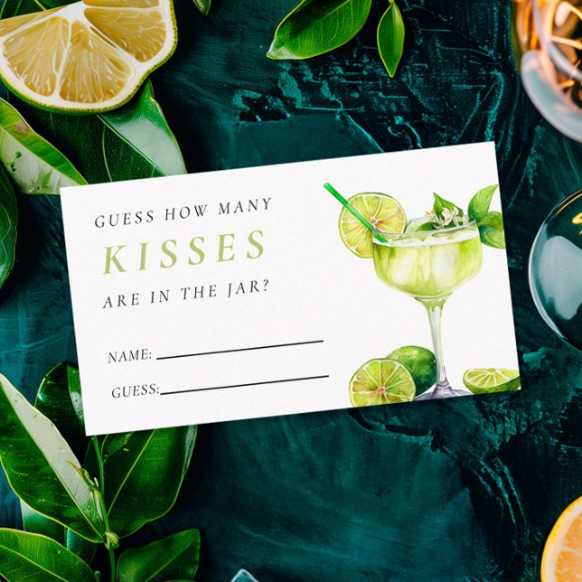 Carte D'accompagnement Combien de baisers Fête des mariées Fiesta mexicai (Créateur téléchargé)