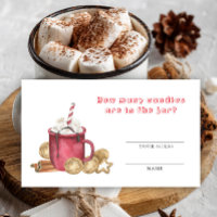 Combien de bonbons jeu - baby shower de cacao chau