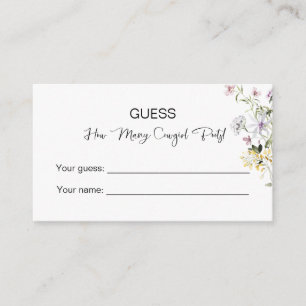 Carte D'accompagnement Combien de bottes de cowgirl ! Baby shower de mari