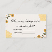 Combien de nids de miel jeu de baby shower