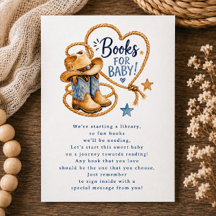 Carte D'accompagnement Comment allez-vous Bébé Livres de cow-boy pour car