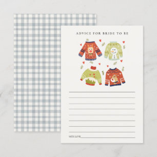 Carte D'accompagnement Conseil Coeur Laide Sweater Pour La Fête des marié