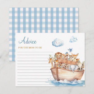 Carte D'accompagnement Conseil de Baby shower d'arche de mignonette Boy N