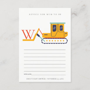 Carte D'accompagnement Conseil De Levage De Fourche Monogramme Pour Mum B