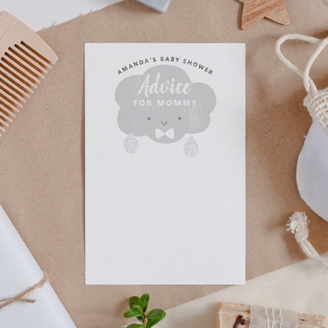 Carte D'accompagnement Conseil pour maman d'être. Baby shower de voeux po (Créateur téléchargé)