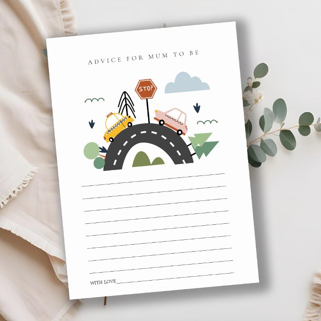 Carte D'accompagnement Conseil Ville Ville Véhicule Urbain Pour Maman Bab (Créateur téléchargé)