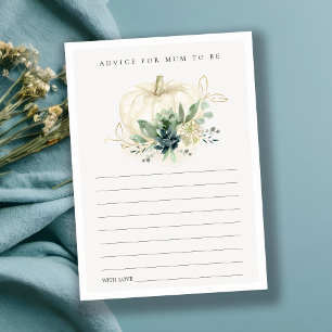 Carte D'accompagnement Conseils de Citrouille succulents Maman pour être