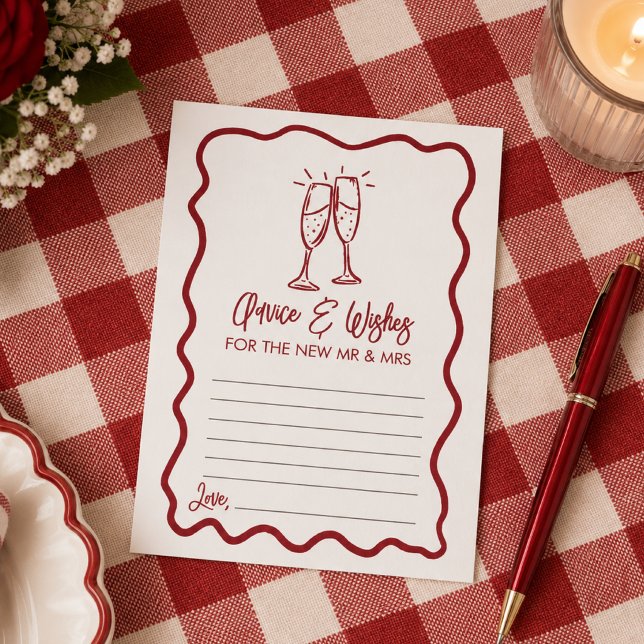 Carte D'accompagnement Conseils et Vœux pour C'est l'Amour  (Advice and wishes Card )