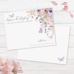 Carte D'accompagnement Conseils pour une Baby Shower sur le thème des pap