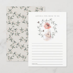 Carte D'accompagnement Conseils sur le feuillage des femmes pour le Baby