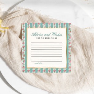 Carte D'accompagnement Conseils Wives Love Shack Fête des mariées de la f