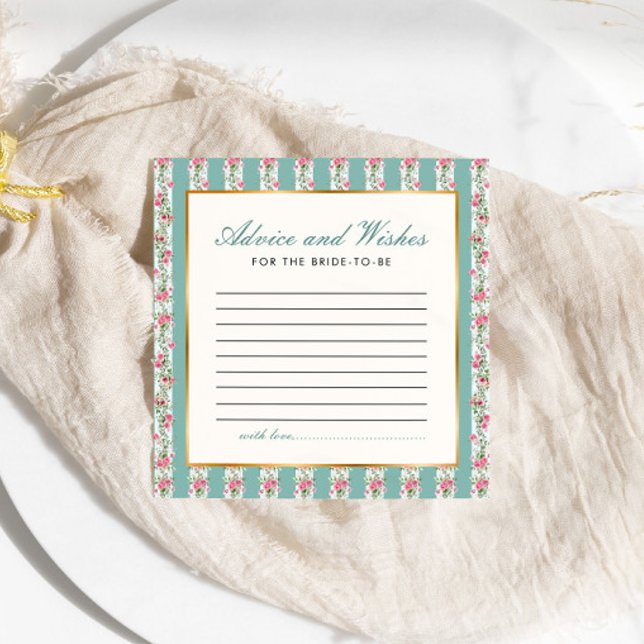 Carte D'accompagnement Conseils Wives Love Shack Fête des mariées de la f (Créateur téléchargé)