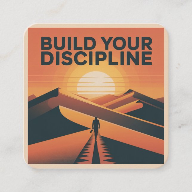 Carte D'accompagnement Construisez Votre Discipline (Devant)