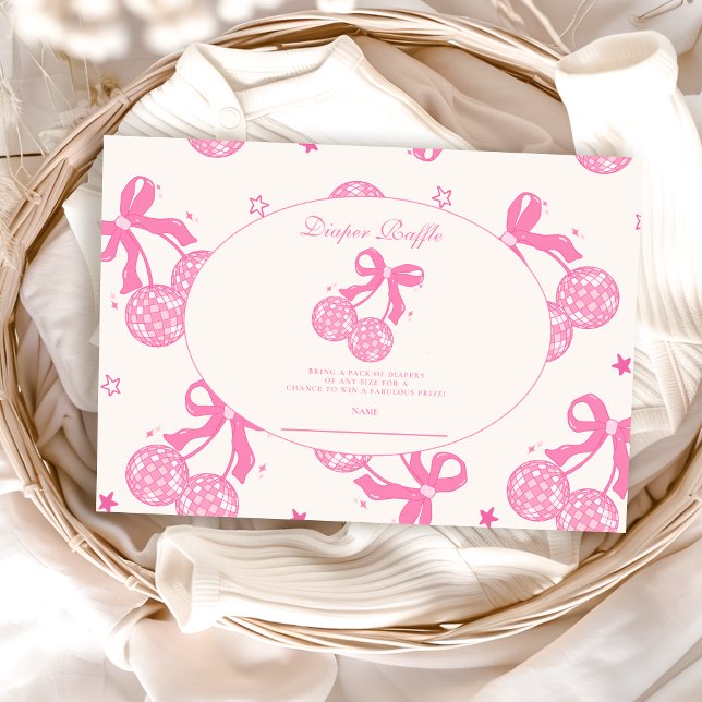 Carte D'accompagnement Coquette cerise sur le chapeau du bébé (Créateur téléchargé)