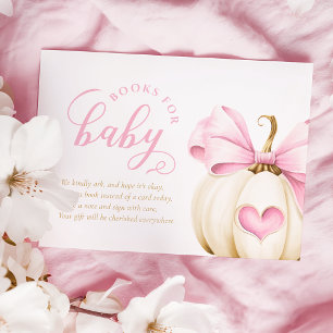 Carte D'accompagnement Coquette Citrouille livres pour filles pour bébé