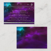 Cosmic Purple Turquoise Silver Sun Moon Hébergemen