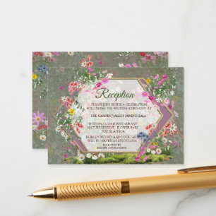 Carte D'accompagnement Cosmos Wilderness Wild Flowers