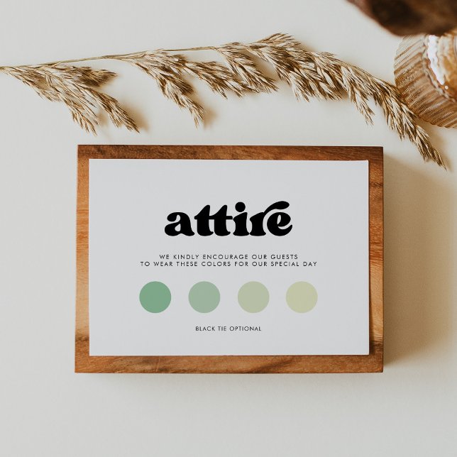 Carte D'accompagnement Costume de Mariage noir et blanc rétro (Créateur téléchargé)