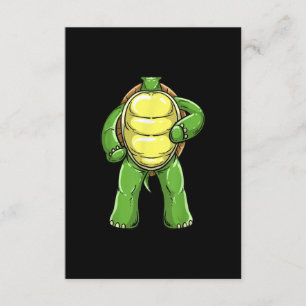 Carte D'accompagnement Costume d'Halloween tortue sans tête Cool drôle de