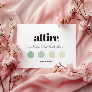 Carte D'accompagnement Costume Mariage simple et élégant