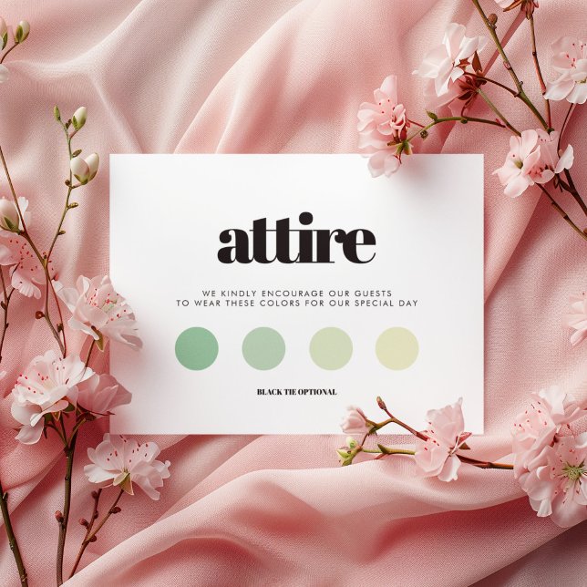 Carte D'accompagnement Costume Mariage simple et élégant (Créateur téléchargé)