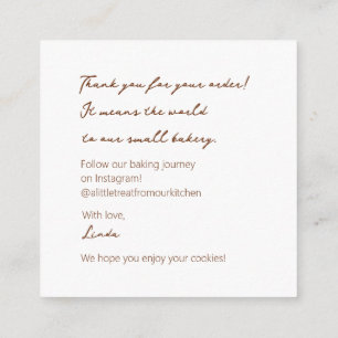 Carte D'accompagnement Cosy Cookie Delties