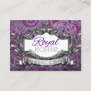 Carte D'accompagnement Couche-culotte royale Raffle Purple et princesse