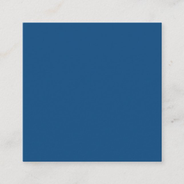 Carte D'accompagnement Couleur bleu classique (Devant)