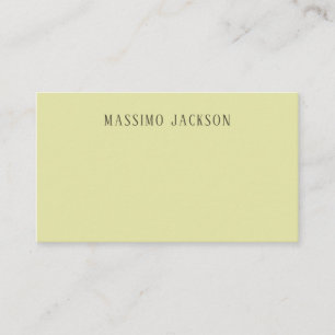 Carte D'accompagnement Couleur pastel personnalisée nom minimaliste perso