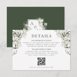 Carte D'accompagnement Country Manor Détails du Mariage