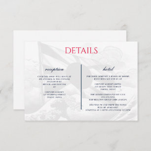 Carte D'accompagnement Couple du Japon