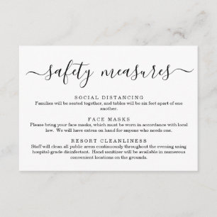 Carte D'accompagnement Covid 19 Masque de sécurité Renseignements sur la