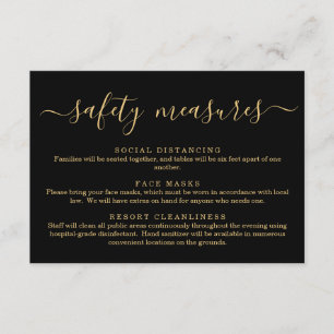 Carte D'accompagnement Covid 19 Masque de sécurité Renseignements sur la