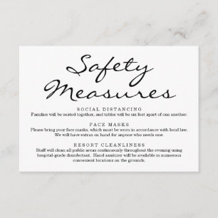 Carte D'accompagnement Covid 19 Masque de sécurité Renseignements sur la