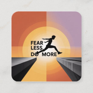 Carte D'accompagnement Craignez moins, faites plus