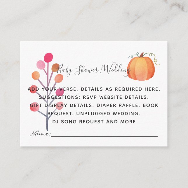 Carte D'accompagnement Créer des insertions de détails d'événement - Citr (Devant)